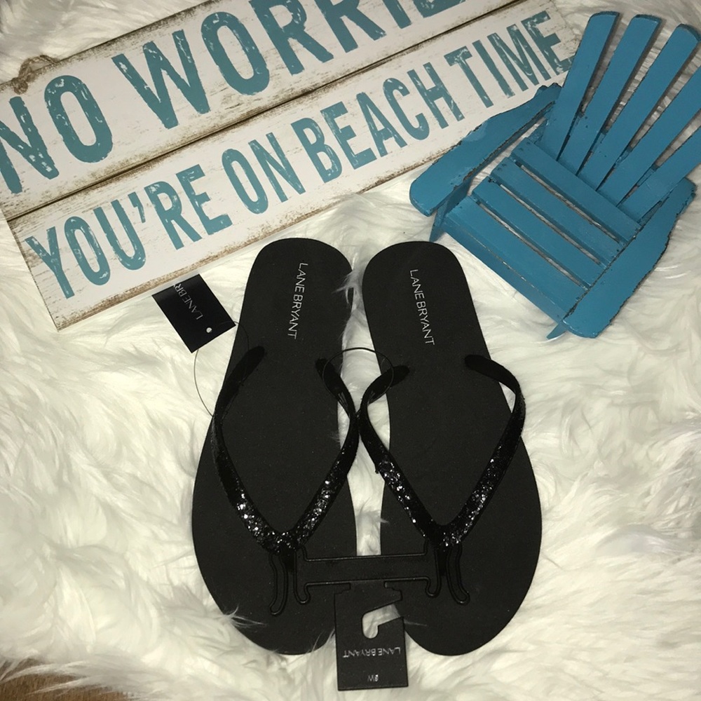 NWT Lane Bryant Flip Flops